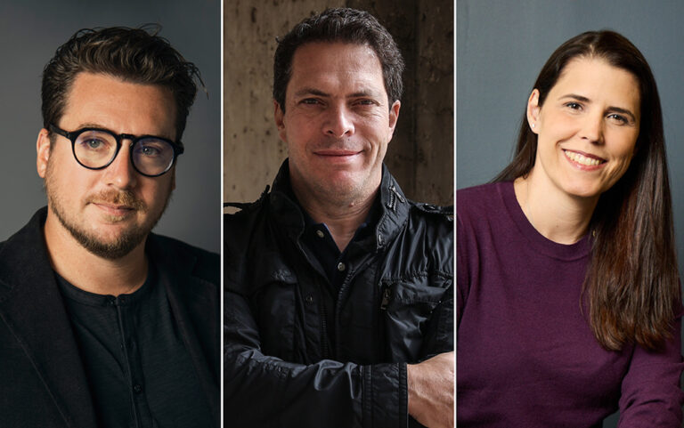 Diego Schreiber, Alberto Pardo y Anne-Marie Dono