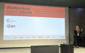 Karina Dolgiej del Grupo iZen, participo en las Jornadas Audiovisuales México-España Construyendo Puentes Creativos que tiene lugar este lunes 16 y martes 17 en CDMX.