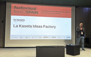 David Fontseca, CEO y productor ejecutivo de La Kaseta Ideas Factory, participó en las Jornadas Audiovisuales México-España Construyendo Puentes Creativos que tiene lugar este lunes 16 y martes 17 en CDMX.