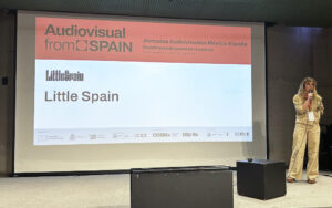 Cristina Trenas, socia y productora ejecutiva de Little Spain, participó en las Jornadas Audiovisuales México-España Construyendo Puentes Creativos que tiene lugar este lunes 16 y martes 17 en CDMX.
