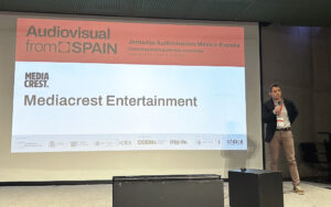 Cristian Liarte de Mediacrest, participó en las Jornadas Audiovisuales México-España Construyendo Puentes Creativos que tiene lugar este lunes 16 y martes 17 en CDMX.