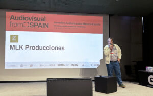 José Antonio Hergueta, director y productor de MLK Producciones, participó en las Jornadas Audiovisuales México-España Construyendo Puentes Creativos que tiene lugar este lunes 16 y martes 17 en CDMX.