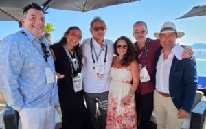Abe García, Flor Leibaschoff, Checha Agost-Carreño,Julia Estacio, Luis Miguel Messianu and Marco Vega