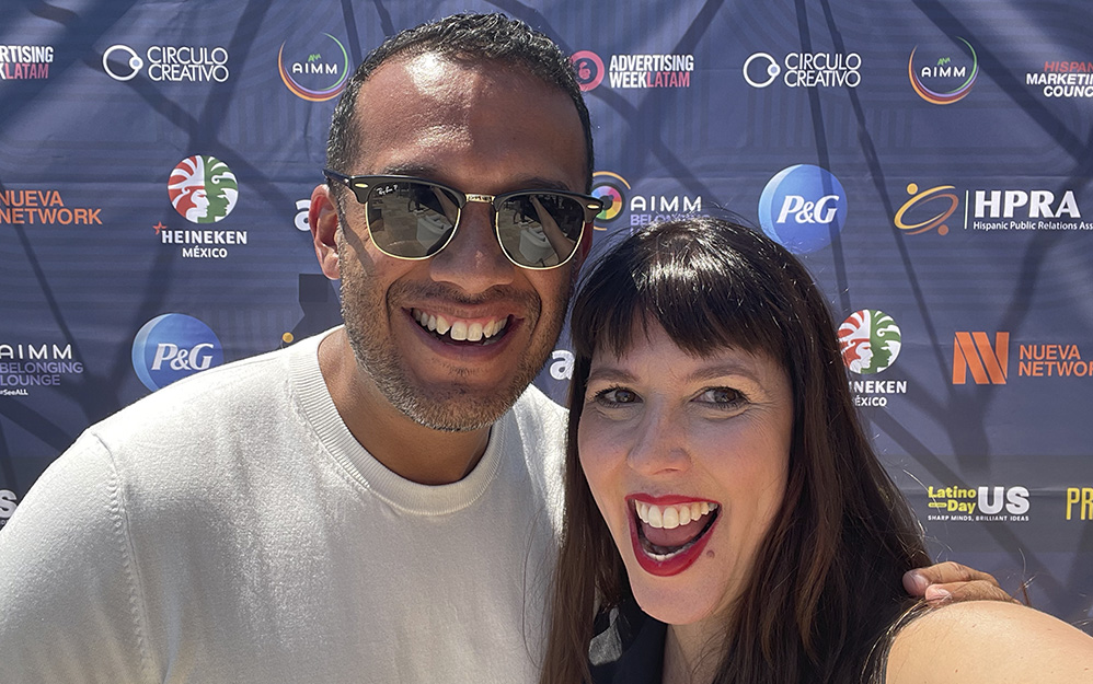 Michael Roca, Omnicom Media Group and Mara Fernández, PRODU