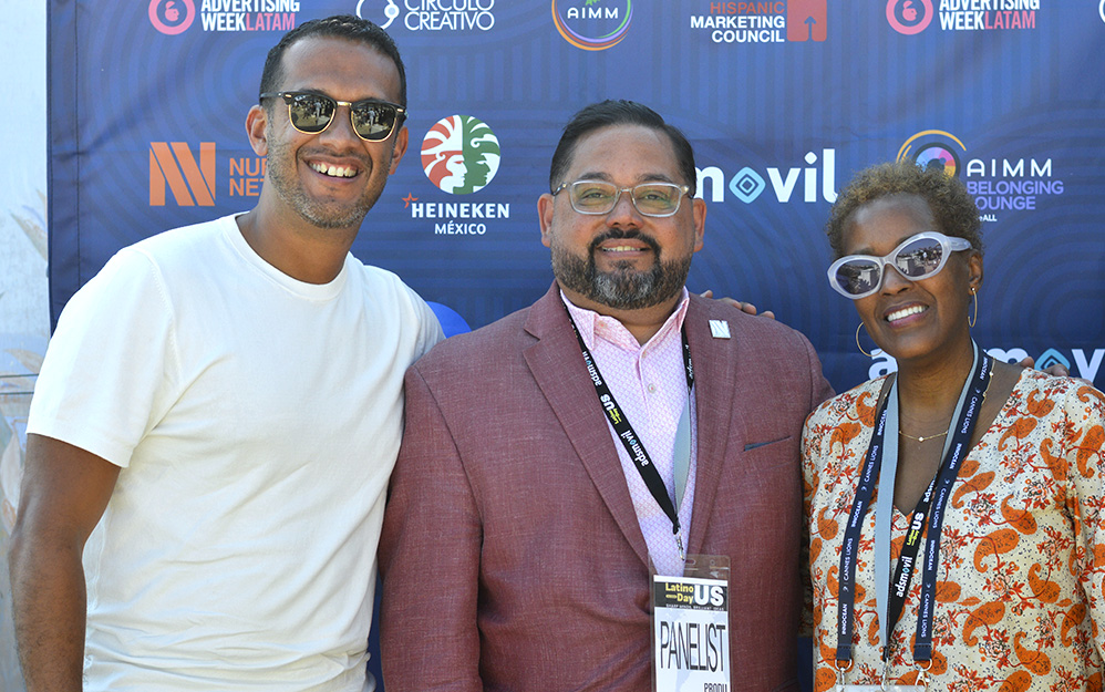 Michael Roca, Omnicom Media Group, José Villafañe, Nueva Network and Chesley Maddox-Dorsey, AURN
