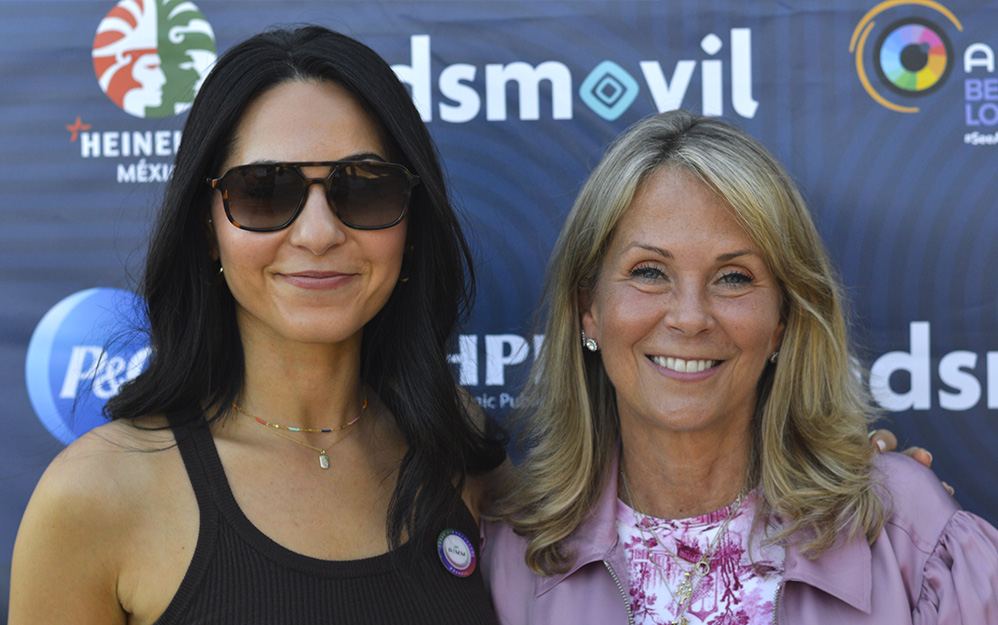 Christine Issaq, TelevisaUnivision and Lisette Arsuaga, AIMM