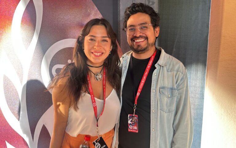 Patricia Soto y Yair Ponce de Catatonia cine