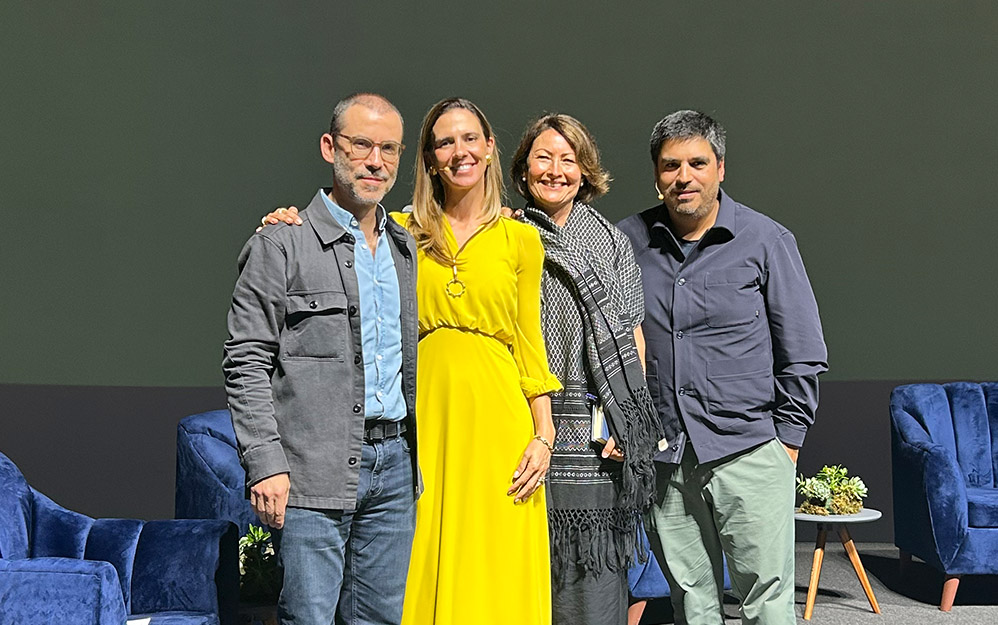 Miguel Rivera, VP de Programación Global y Contenido de Cinépolis; Mineko Mori, productora y distribuidora independiente; Carolina Leconte, VP de Contenido para Netflix México y Rodrigo de Pedro, director General de Videocine-Vix