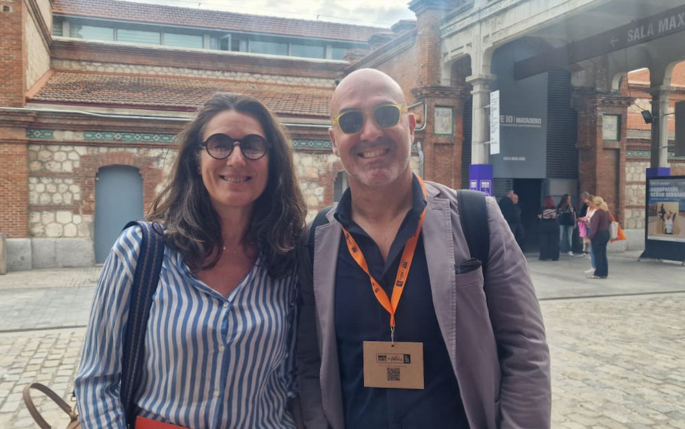 Pilar De las Casas, consultora internacional, y  José Amaral, productor ejecutivo independiente