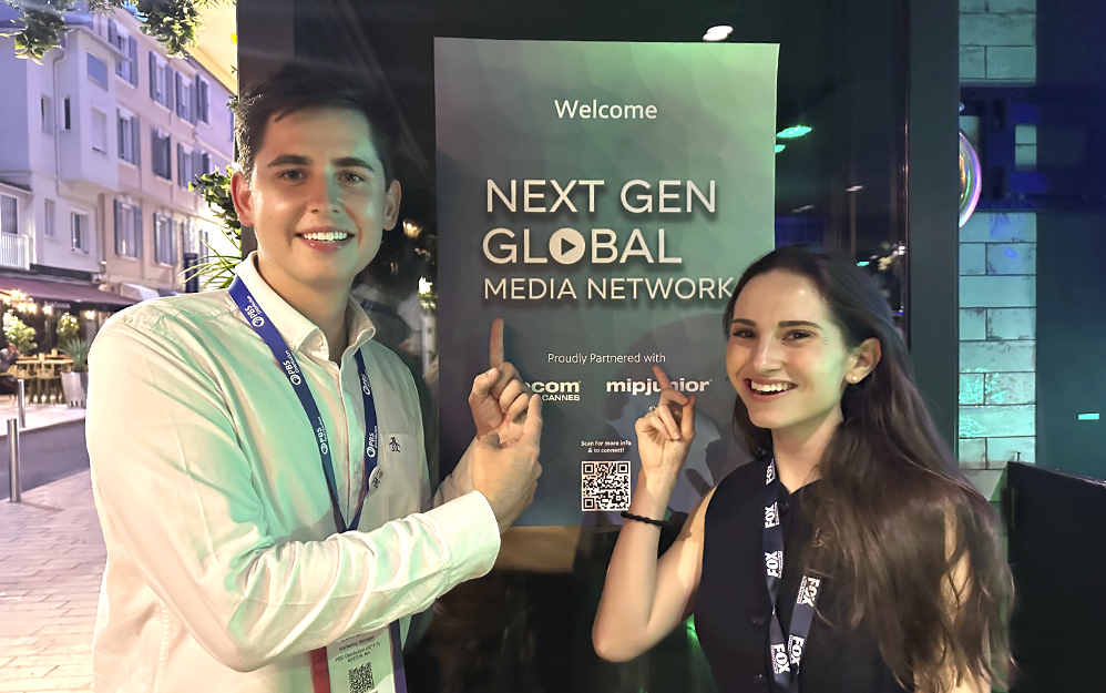 Luke Oliver y Sabrina Hall Aguirre, cofundadores de Next Gen Global Media Network