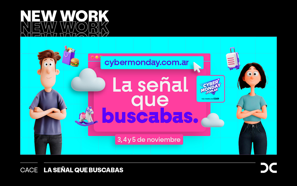 La campaña es protagonizada por dos personajes que esperan una señal sin notar que la tienen frente a ellos.