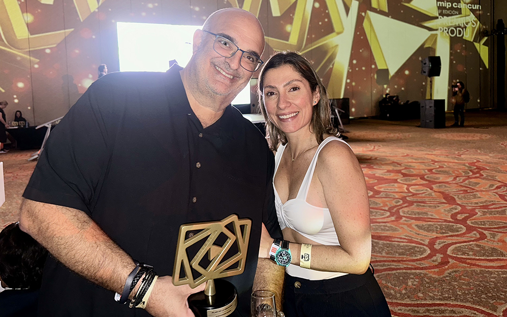 Alexander Marín y Eugenia Vélez de RCN