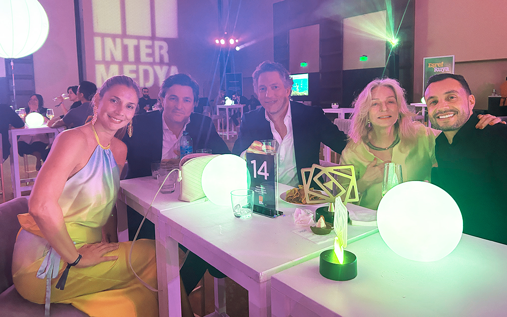 Katiuska Veliz de Sony Pictures, Carlos Boshell, Felipe Boshell Matilde Boshell y Julio César Gomez