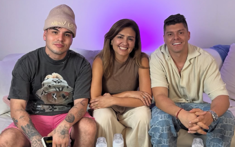 Sebastián Villalobos, Lina Cáceres e IgnacionBaladan