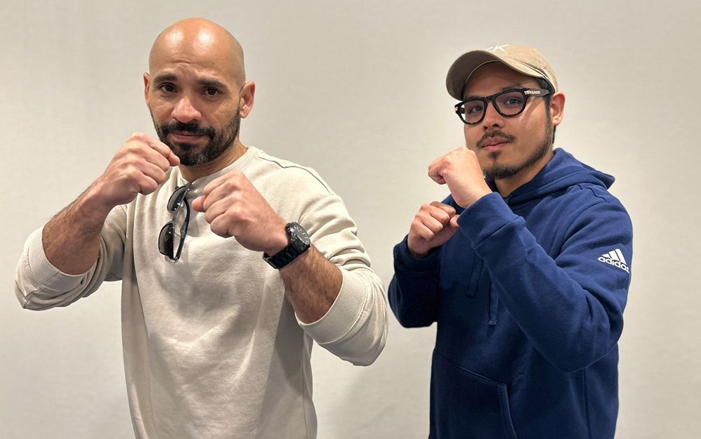 Aaron Otoya y Sergio Delgado-León