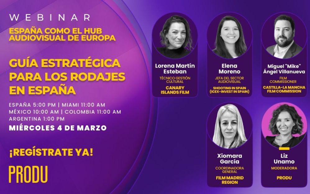 PRODU Presents the Webinar Strategic Guide to Filming in Spain: From Location to Screen
