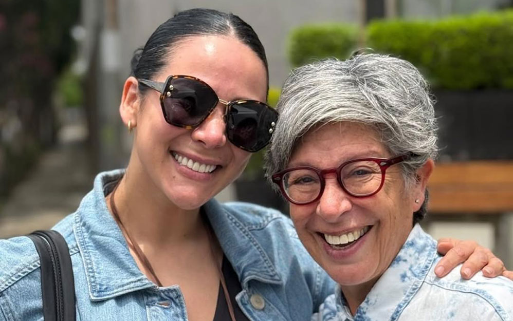 Magdyel Ugaz con Michelle Alexander