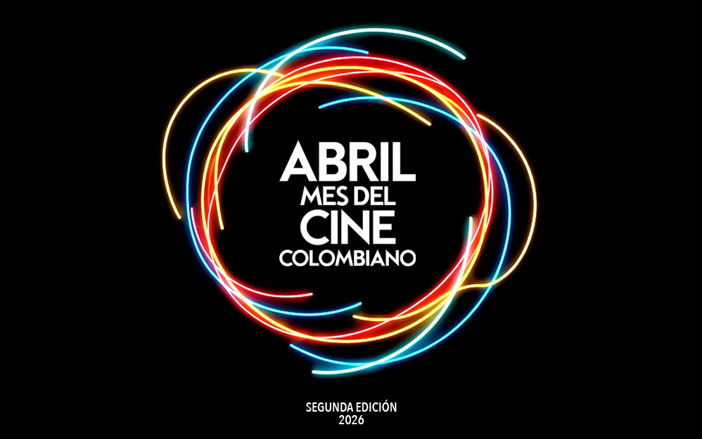 Abril mes del cine colombiano 2026 logo