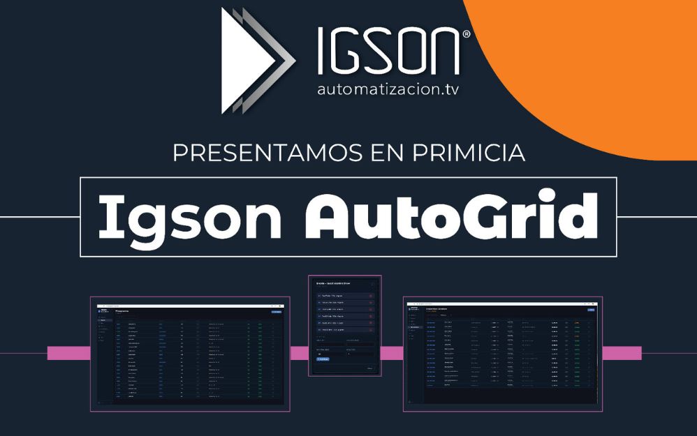 Igson AutoGrid es un sistema de scheduling automatizado nativo que permite generar listas de reproducción de manera automática a partir de la parrilla