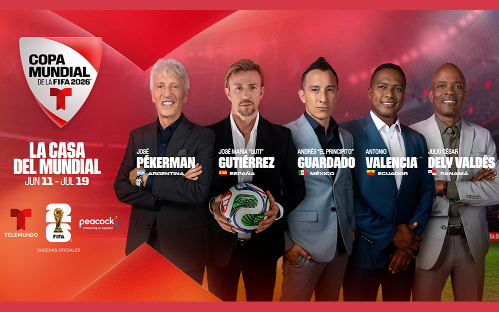Equipo de talentos para Copa Mundial FIFA 2026 de Telemundo
