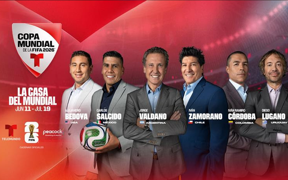 Jorge Valdano, Carlos Salcido, Alejandro Bedoya, Iván Zamorano, Diego Lugano e Iván Ramiro Córdoba