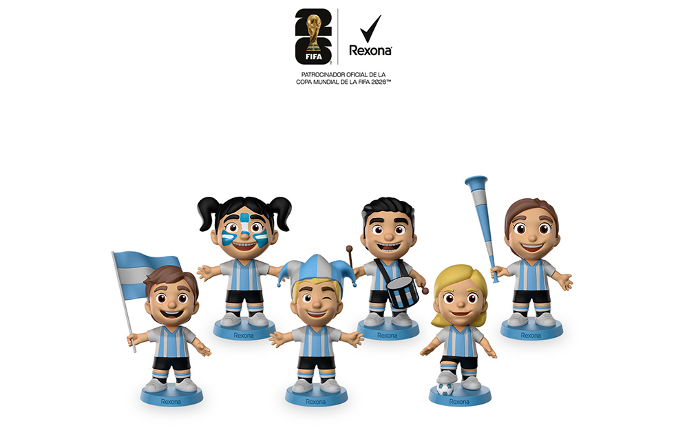 "Los Rexonitas” es una colección de seis figuras que busca capitalizar el fenómeno del coleccionismo en esta edición del Mundial