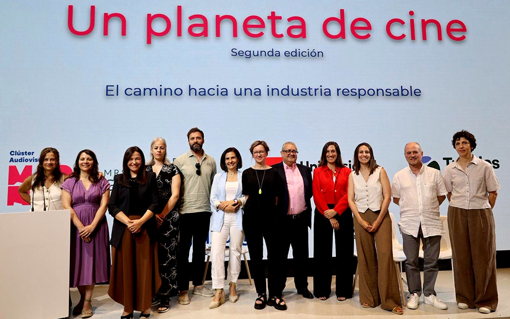 El Clúster Audiovisual de Madrid reunió a la industria en la segunda edición de "Un planeta de cine. El camino hacia una industria responsable"