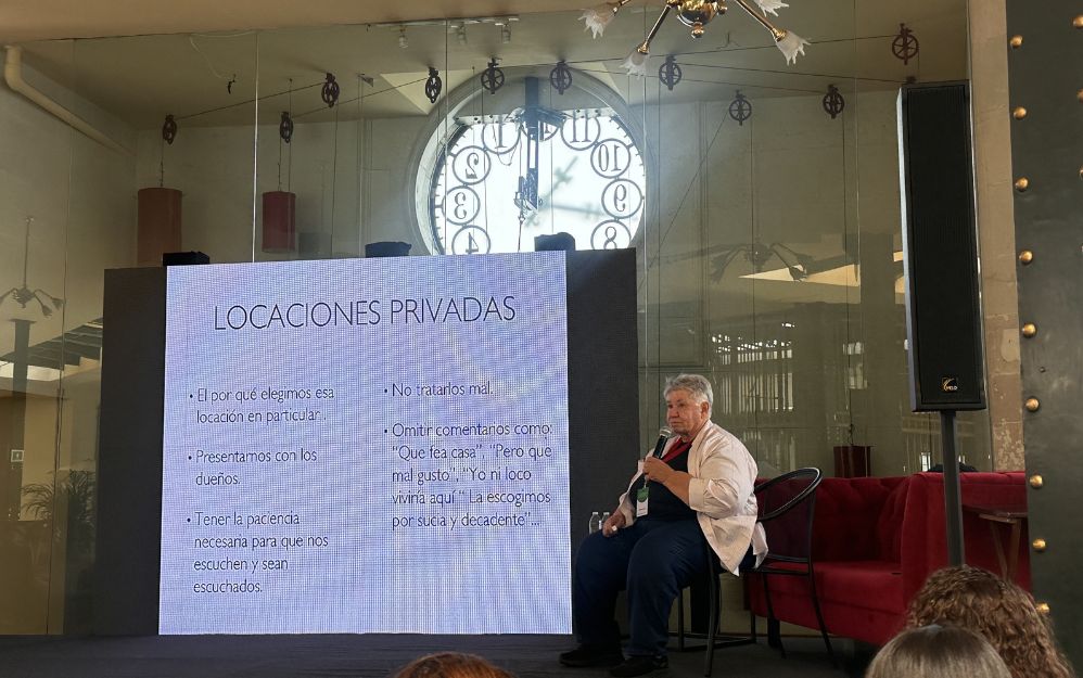 Terry Fernández ofreció una charla dentro del primer taller de Locaciones