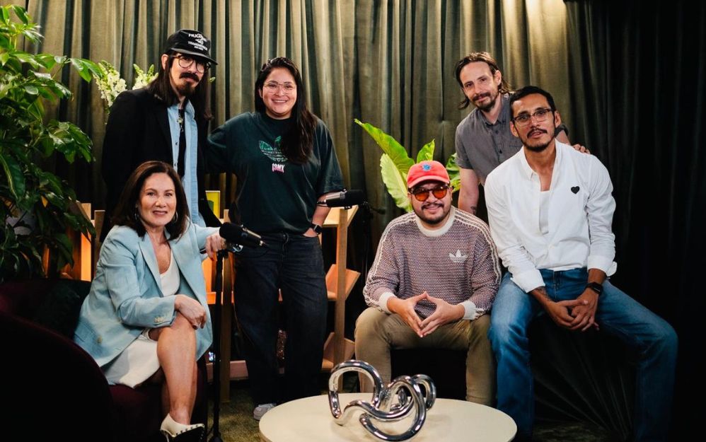 Iván Mayorquín (productor), Erika Herrera y Daniel Vargas (productores creativos, Adrián Méndez (editor) y Gonzalo Segundo (Relaciones Públicas)