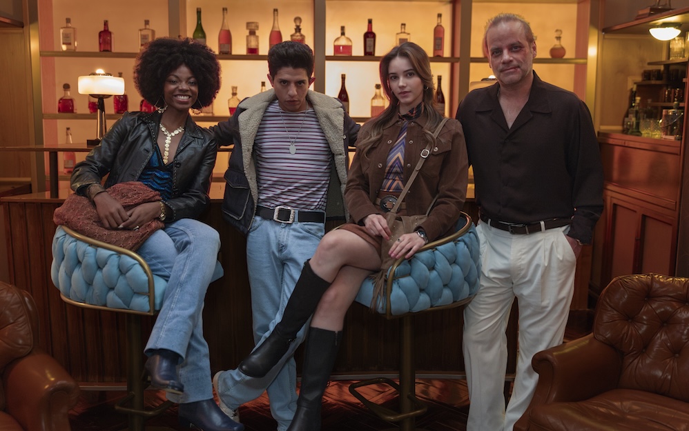 Paola González, Sergio Palau, Laura Taylor y Carlos Mariño en En Salcedo, Cuero y Boogaloo 