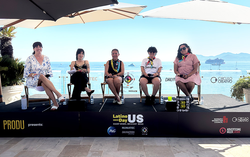 Alita Pereyra de Publicitarias, Laura Rovira de Monks, Amanda García de LicitaLAB, Romina Calcagno de Cosmos y Karo Gómez de Havas Hoy