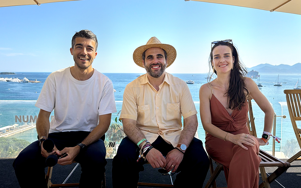 Bruno Latapie, General Director EMEA of Dailymotion Advertising; Rafael López, Global Director of Media Effectiveness & Operations at Coty;  and Lara Krumholz, SVP y General Manager Latin America of Dailymotion Advertising