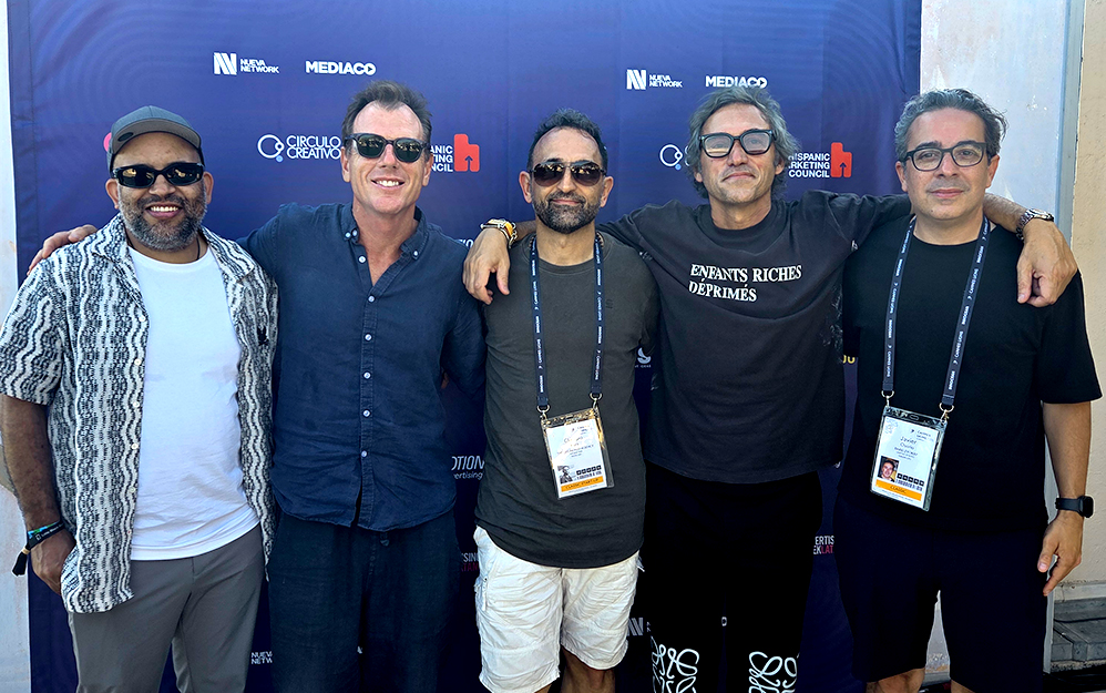Christian Mondragon of Casanova // McCannn, Julio Vera of XXXX, Checha Agost-Carreño of Founders, Javier Osorio de XXXX y XXXX 