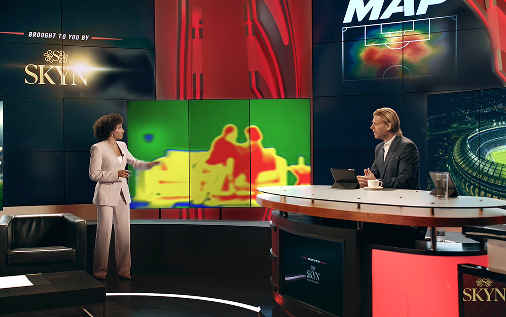 SKYN Reimagines Soccer's Heat Maps to Tell a Story of Chemistry