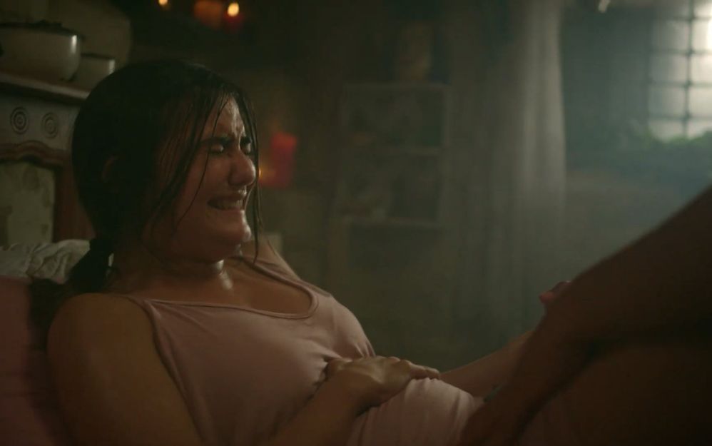 La calidad dramática de Del Barrio se expresa en esta escena de la telenovela <i>Eres mi sangre</i>