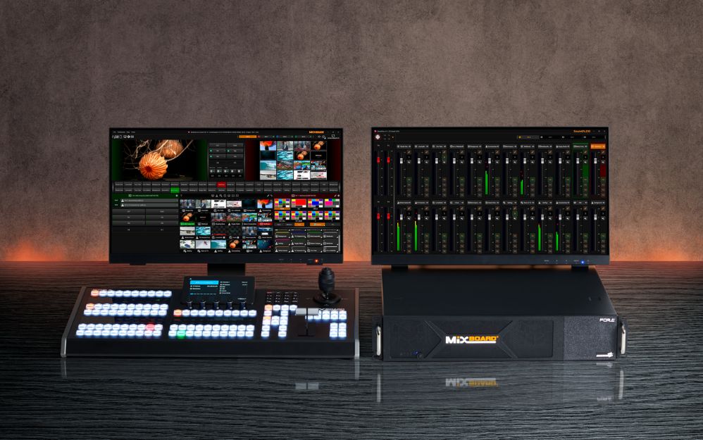 FOR-A también muestra MixBoard, su switcher basado completamente en sóftwer desarrollado junto con ClassX