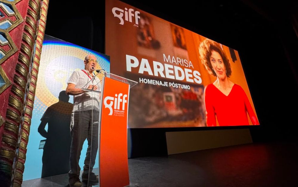 Lluís Miñarro en homenaje póstumo a Marisa Paredes