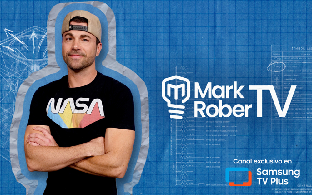 Mark Rober llega a la televisión mexicana con un canal exclusivo 24/7 en Samsung TV Plus