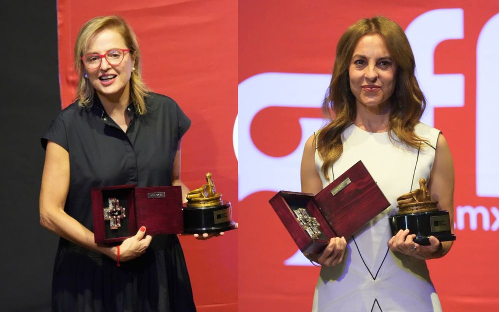 Inna Payán y Marina de Tavira recibieron homenaje en el GIFF