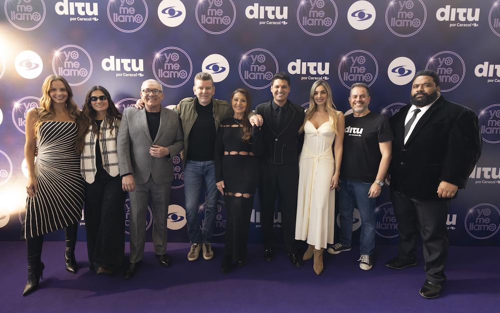 Equipo de Caracol Televisión durante lanzamiento <em>Yo me llamo Colombia</em> 2026