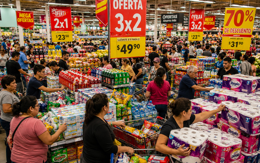 Durante julio, las cadenas de autoservicio intensificaron campañas con mecánicas como 2x1, 3x2, 4x2 y 4x3 en categorías de alta rotación