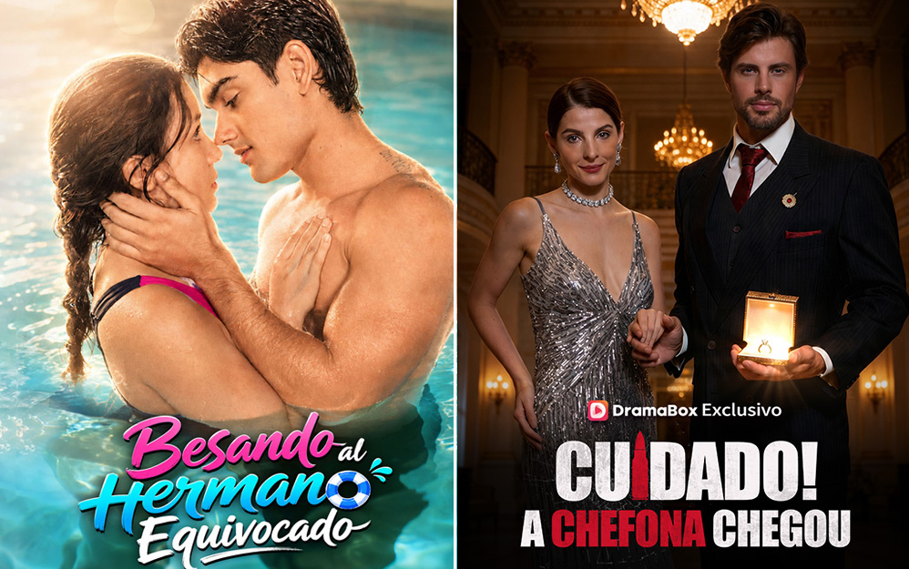 La producción mexicana Besando al hermano equivocado y la brasileña Cuidado a Chefona Chegou de DramaBox