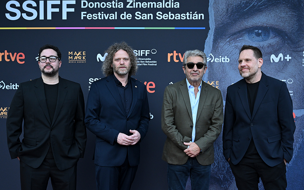 La presentación contó con la participación de Emanuel Diez, guionista; Hernán Goldfrid, director; Ricardo Darín, protagonista y productor; y Federico Posternak, productor
