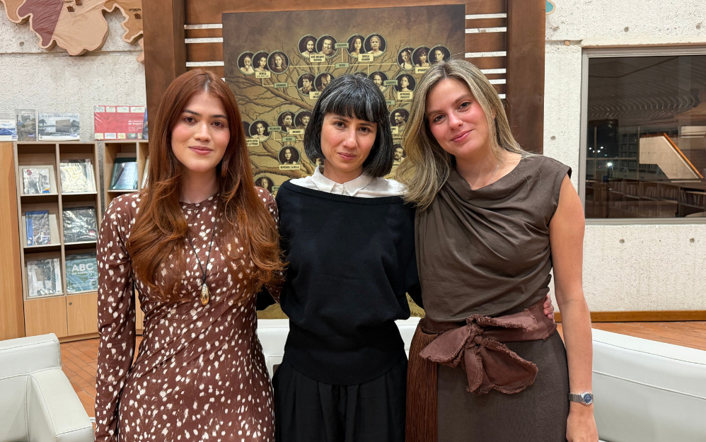 Laura Camacho, Natalia Santa y Mariana Cerón