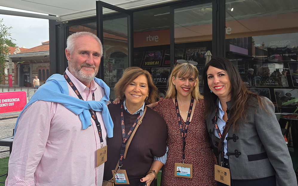 Javier Quevedo Cecilia Lera  Rosalia Alcubilla y Juliete Barrios de RTVE