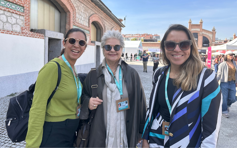 Mónica Forero, Clara María Ochoa y Ana Barreto