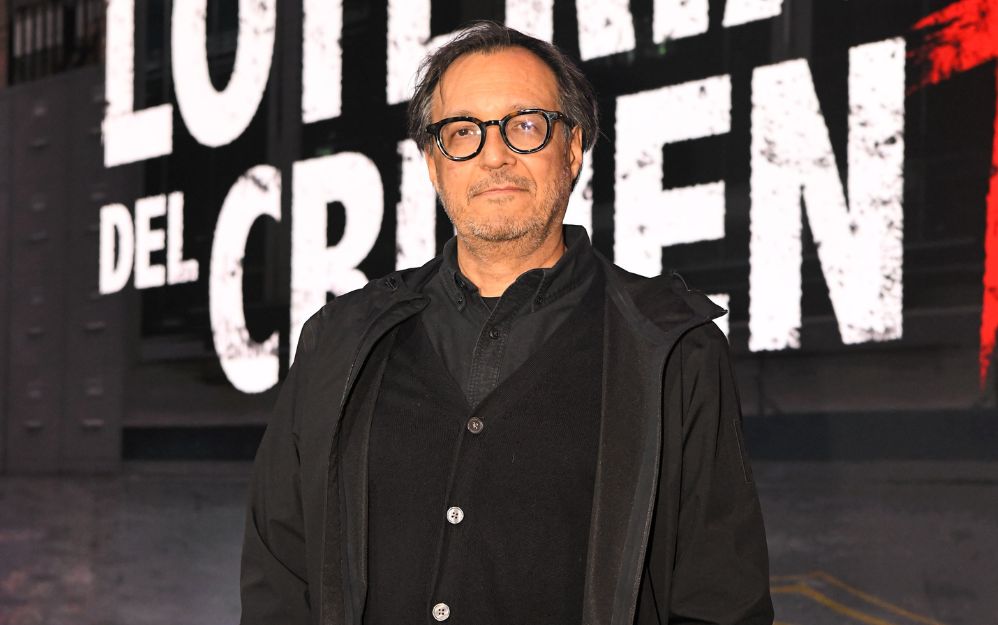 Carlos Carrera, director de Lotería del crimen / foto. TV Azteca