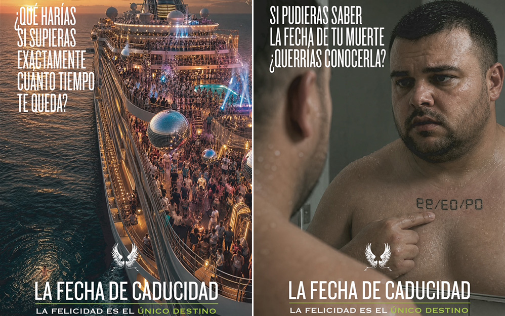 La fecha de caducidad plantea un futuro donde la humanidad conoce el día exacto de su muerte, certeza ha erradicado los conflictos sociales y que instaura la felicidad absoluta.