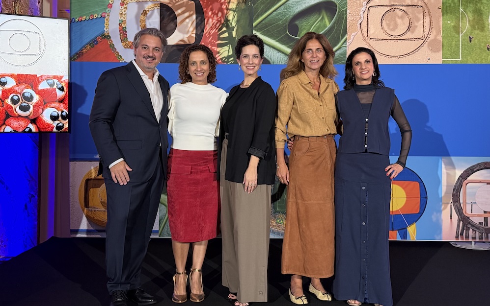 Rodrigo Nascimento, líder de Desarrollo de Negocios - EMEA de Globo; Nani Freitas CEO de Endemol Shine Brasil, Cecília Malan, periodista de Globo; Vanessa Tierno, Directora de Negocios de TV en SIC; y Angela Colla, líder de Negocios Internacionales de Globo