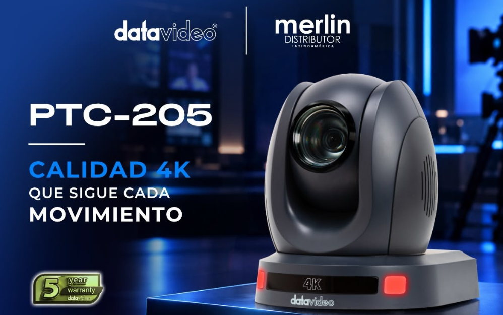 La Datavideo PTC-205 ya se encuentra disponible para entrega inmediata